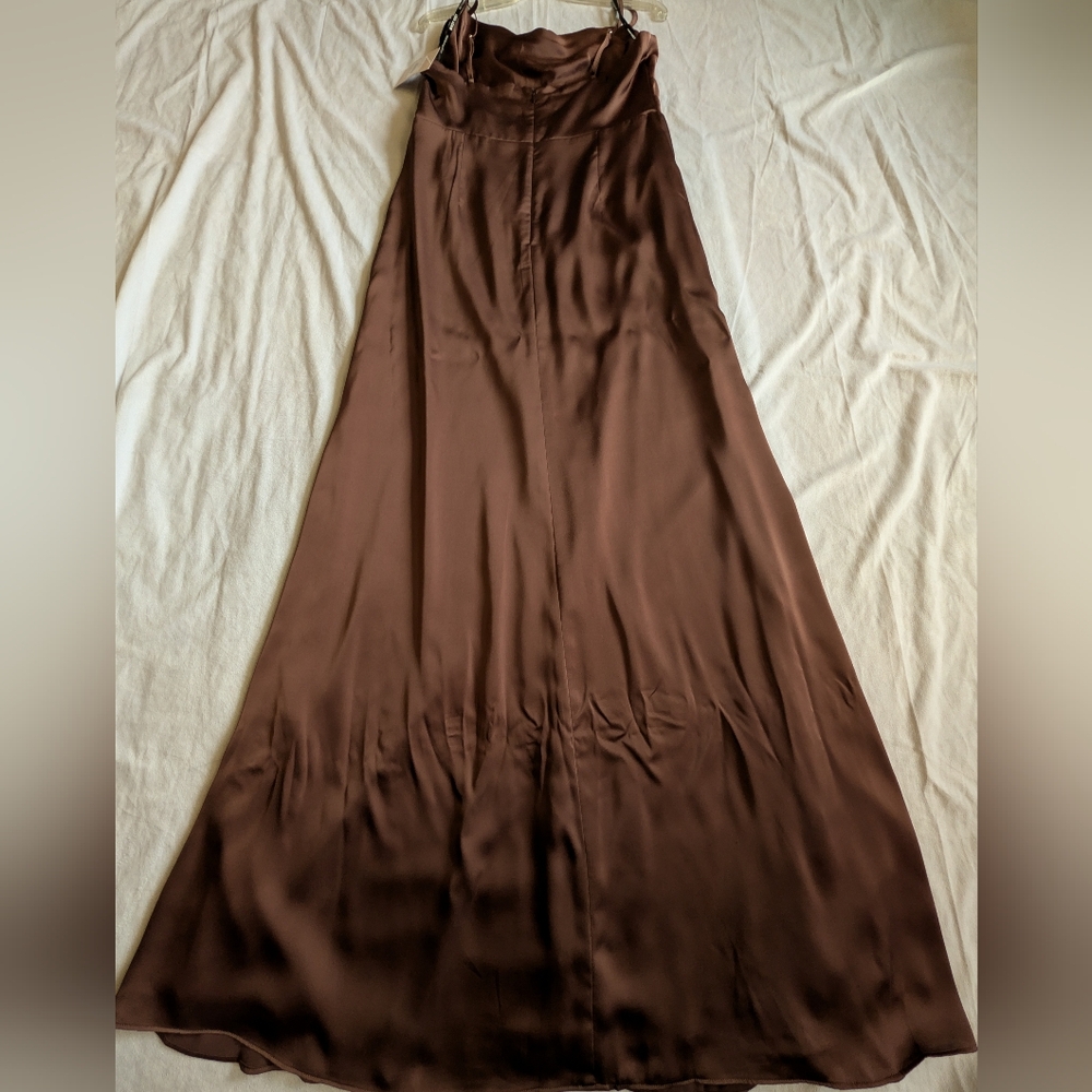Birdie Grey Lydia Matte Cowl Neck Dress Size Large Holiday Party Dress - Picture 4 of 15